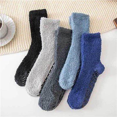 Vớ lông cừu mùa đông ấm áp mờ ấm áp cho nam